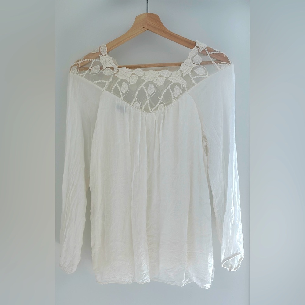 Elena Baldi pure silk blouse made in Italy